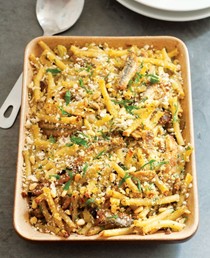 Pasta with anchovies (Pasta con i mascolini)