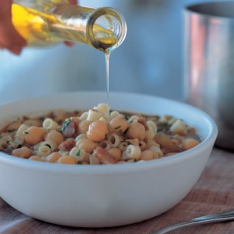 Pasta with chickpeas