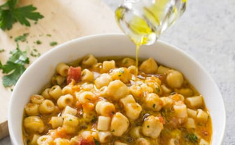 Pasta with chickpeas (Pasta e ceci)