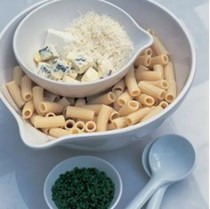 Pasta with four cheeses