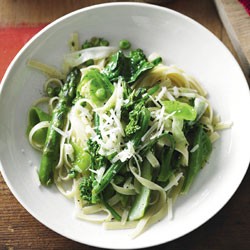 Pasta with greens