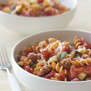 Pasta with lamb and rosemary