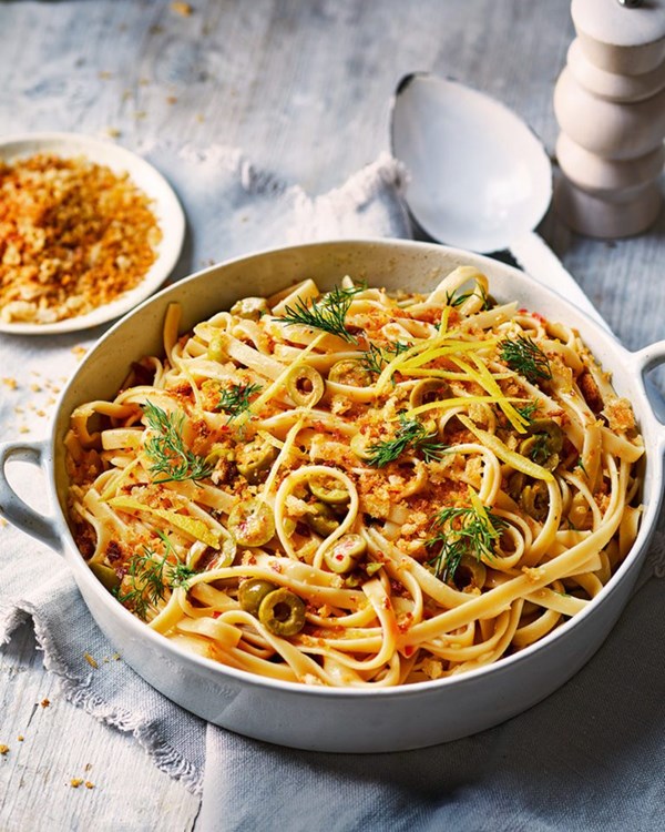 Pasta with lemon