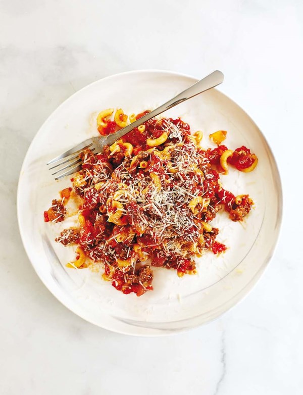 Pasta with pork ragù