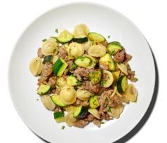Pasta with sausage
