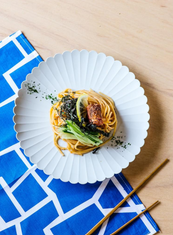Pasta with spicy pollock roe (Mentaiko pasuta)