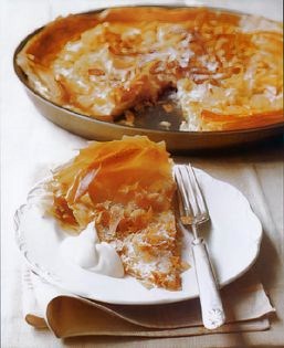 Pastis with apples