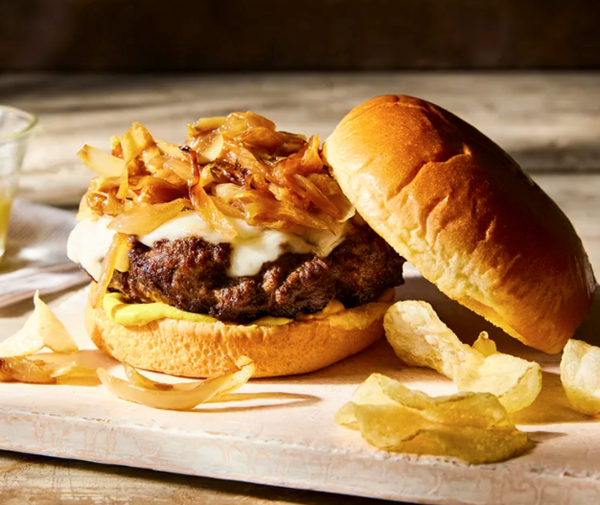 Pastrami-spiced burgers