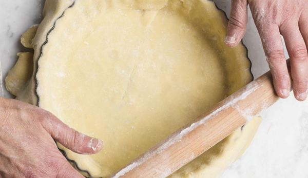 Pastry for deep-dish quiche