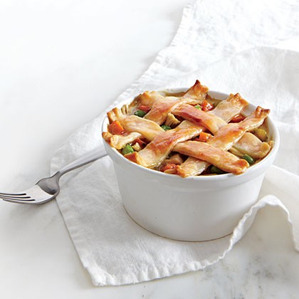 Pastry-topped chicken potpie
