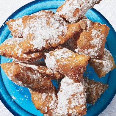 Pastry twists with spiced sugar-honey glaze
