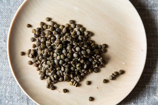 Patricia Wells' green lentil salad