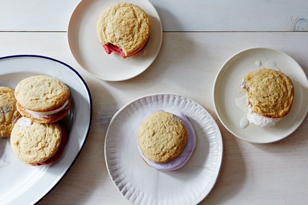Patriotic ice cream sandwiches