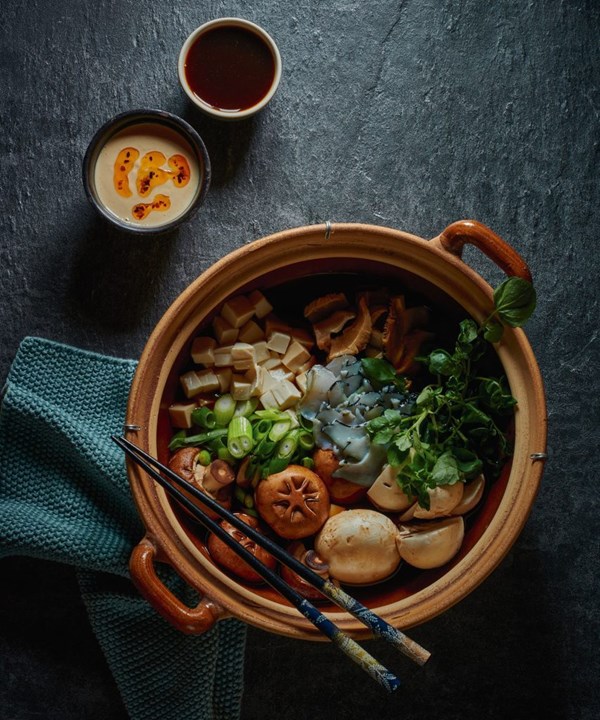 Pāua shabu-shabu