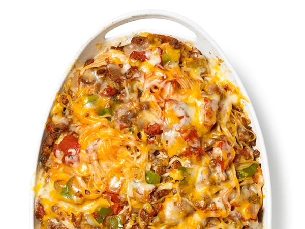 Paula Deen's baked spaghetti