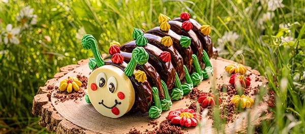 Paul's caterpillar cake