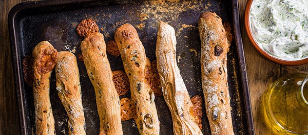 Paul's ciabatta breadsticks