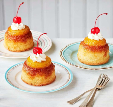 Paul's pineapple upside-down cakes