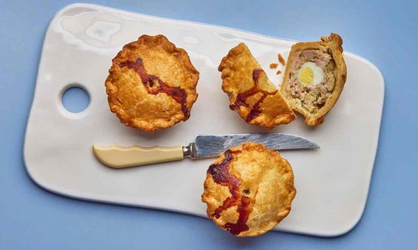 Paul’s pork pies with quails’ eggs – series 2