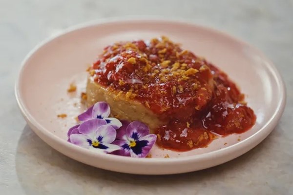 PB + J panna cotta