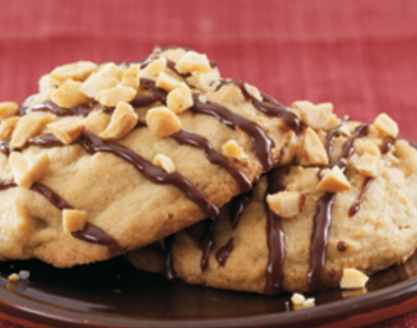 PB and banana cake cookies