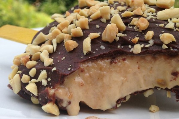 PB and banana ice cream bars