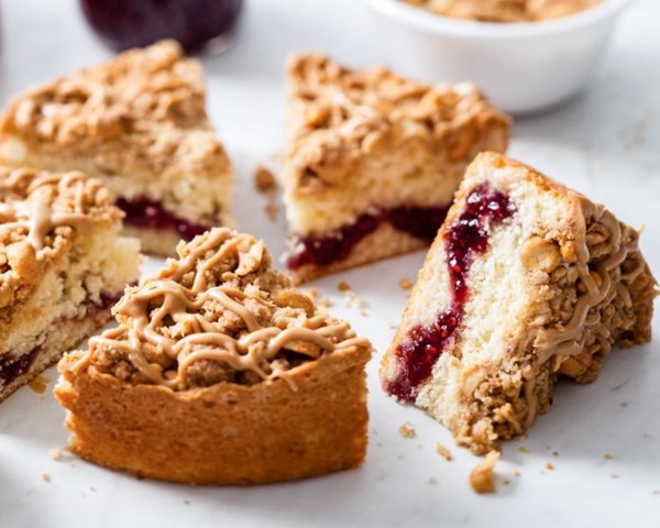 PB&J coffee cake