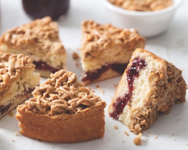 PB&J coffee cake