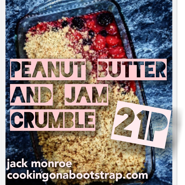 PBJ crumble