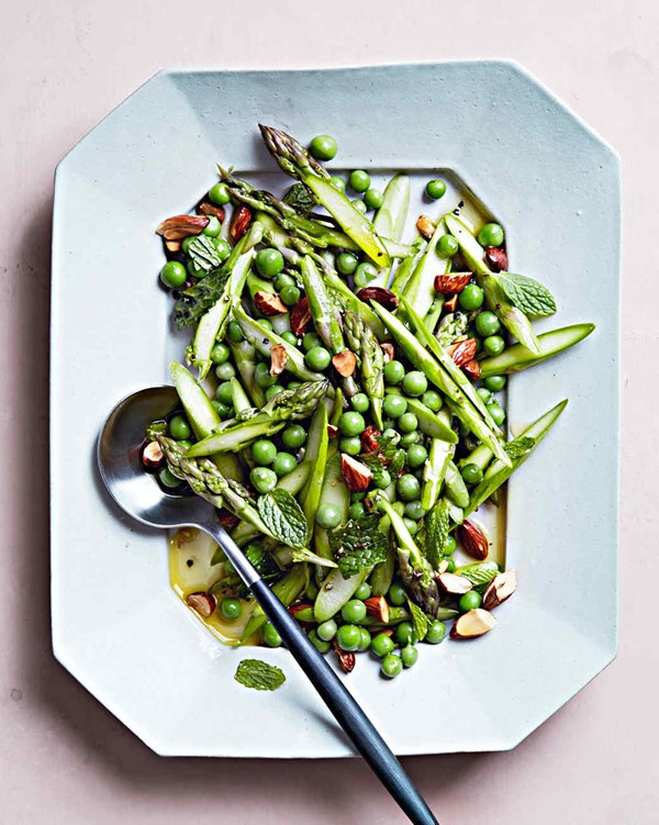 Pea & asparagus salad