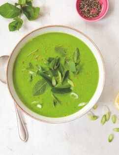 Pea & mint soup