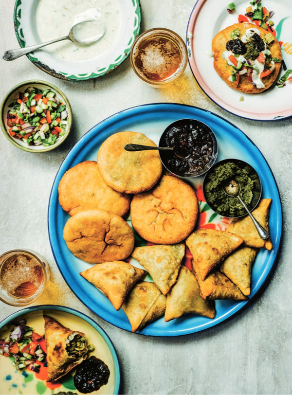 Pea & potato samosa (Aloo matar samosa)