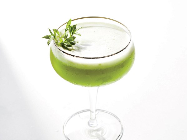 Pea and cucumber cooler
