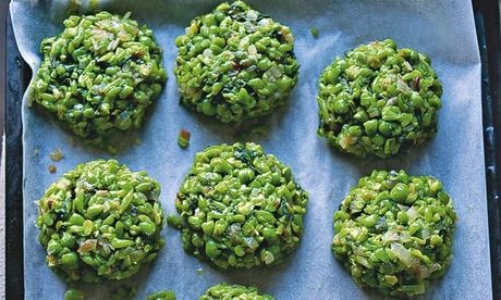 Pea and mint croquettes