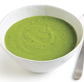 Pea and Parmigiano soup