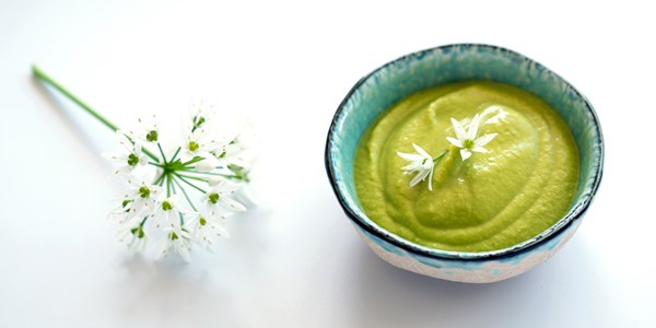 Pea and wild garlic ketchup