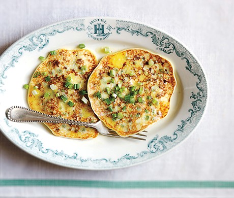 Pea pancakes