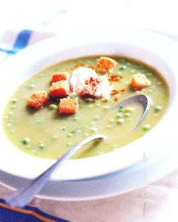 Pea soup (Zuppa di piselli)