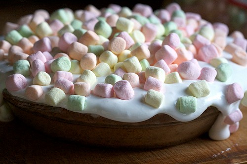 Peabody’s grandmother’s lime conspiracy pie with marshmallows