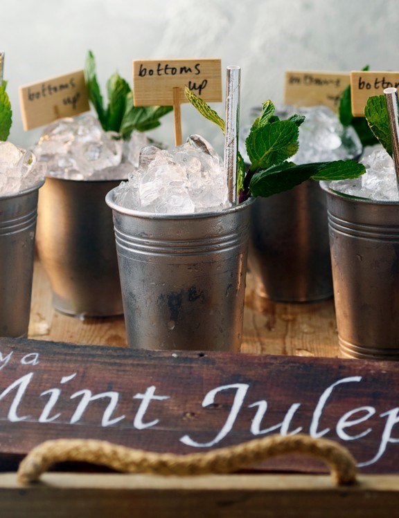 Peach & mint julep