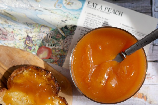 Peach Amaretto jam 