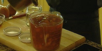 Peach and Amaretto jam