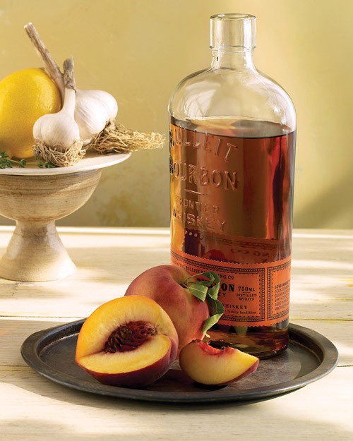 Peach-and-bourbon barbecue sauce