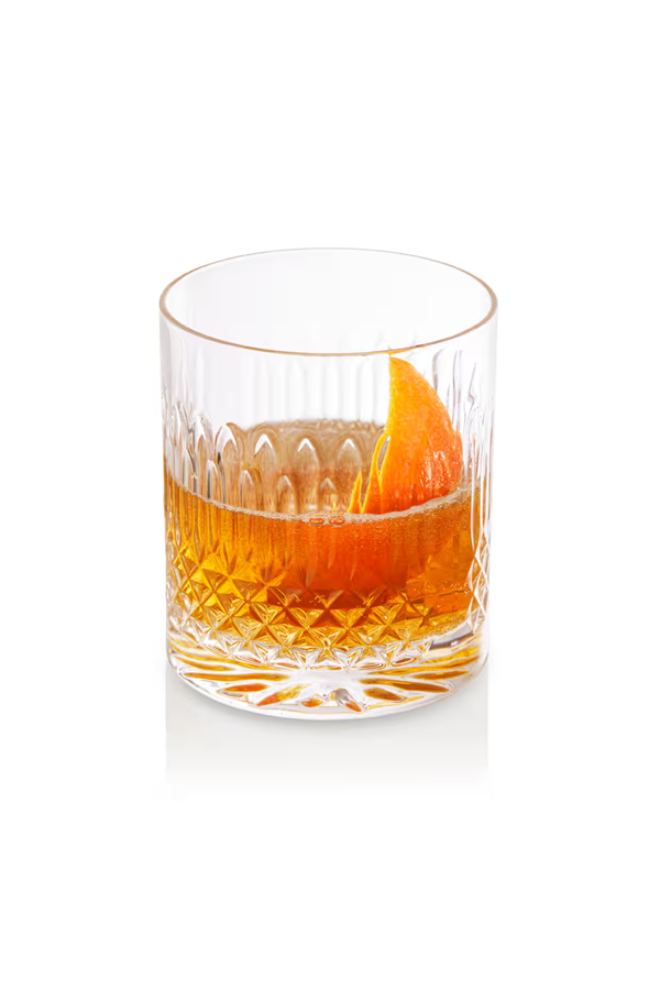 Peach and maple old fashioned
