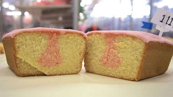 Peach blossom cake