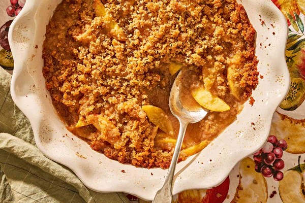 Peach brown betty