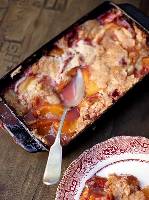 Peach cobbler