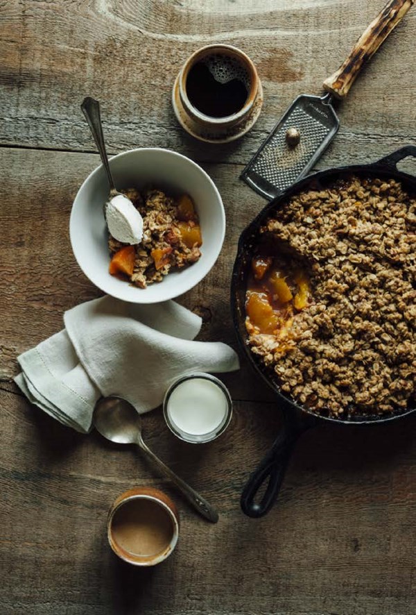 Peach cobbler