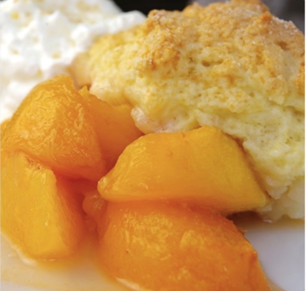 Peach cobbler