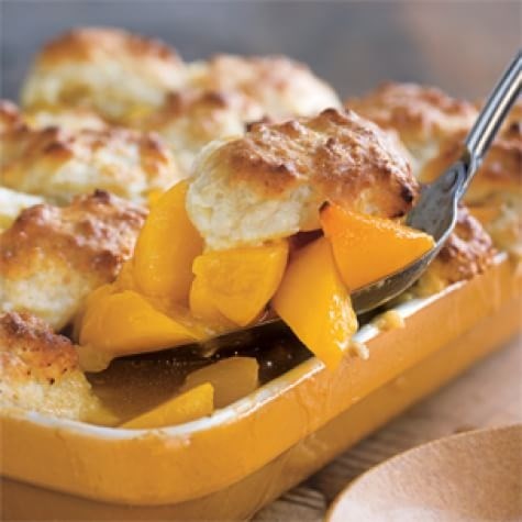 Peach cobbler